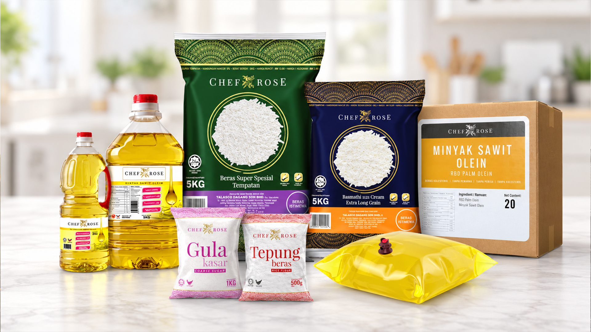 Chef Rose pantry essentials and product range