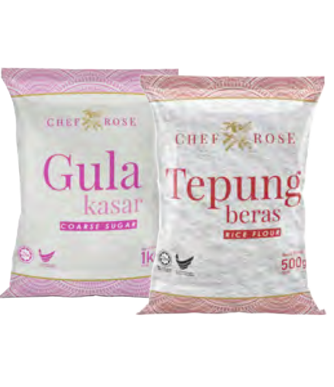Chef rose sugar & flour Chef rose sugar & flour